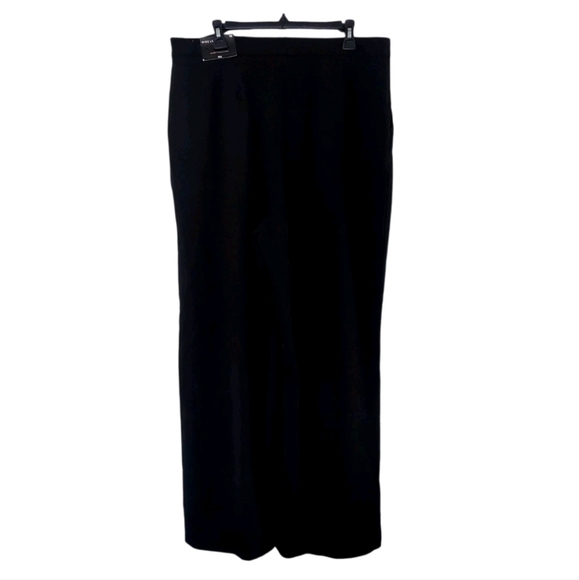 Worthington Womens Pants Size 18 Black Wide Leg Ponte Straight Leg New - Picture 4 of 8